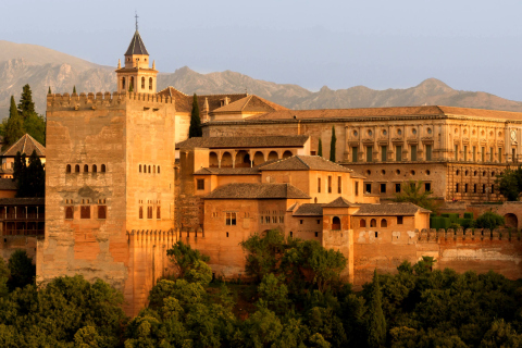 Fondo de pantalla Alhambra of Granada 480x320