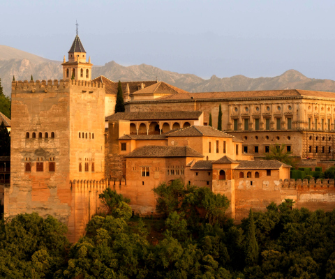 Fondo de pantalla Alhambra of Granada 480x400