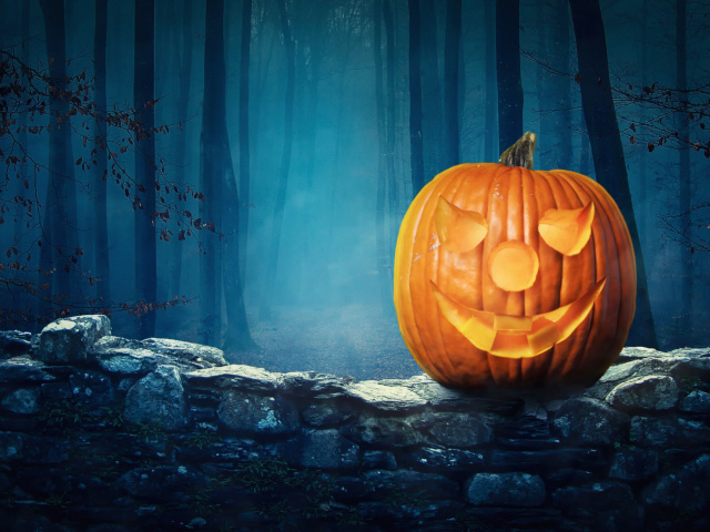 Pumpkin for Halloween wallpaper 640x480