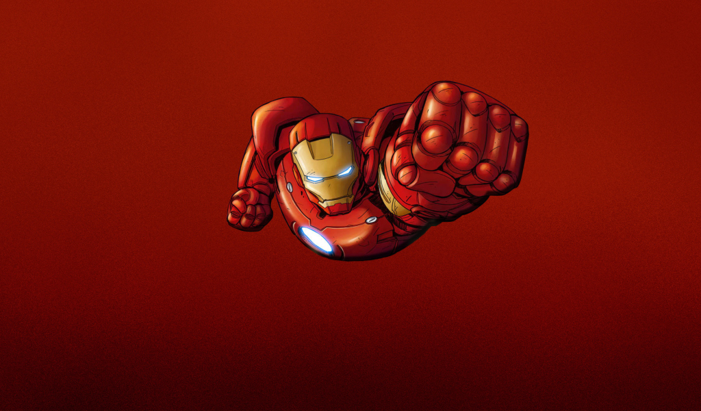 Fondo de pantalla Iron Man Marvel Comics 1024x600