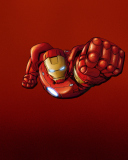 Screenshot №1 pro téma Iron Man Marvel Comics 128x160