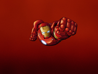 Das Iron Man Marvel Comics Wallpaper 320x240