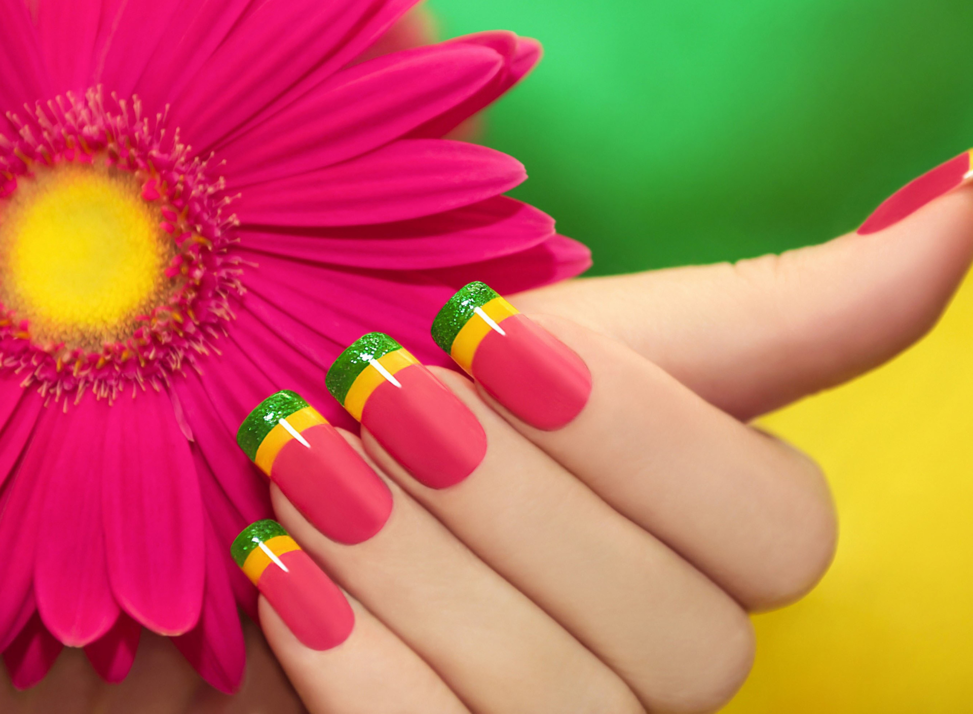 Обои Colorful Nails 1920x1408