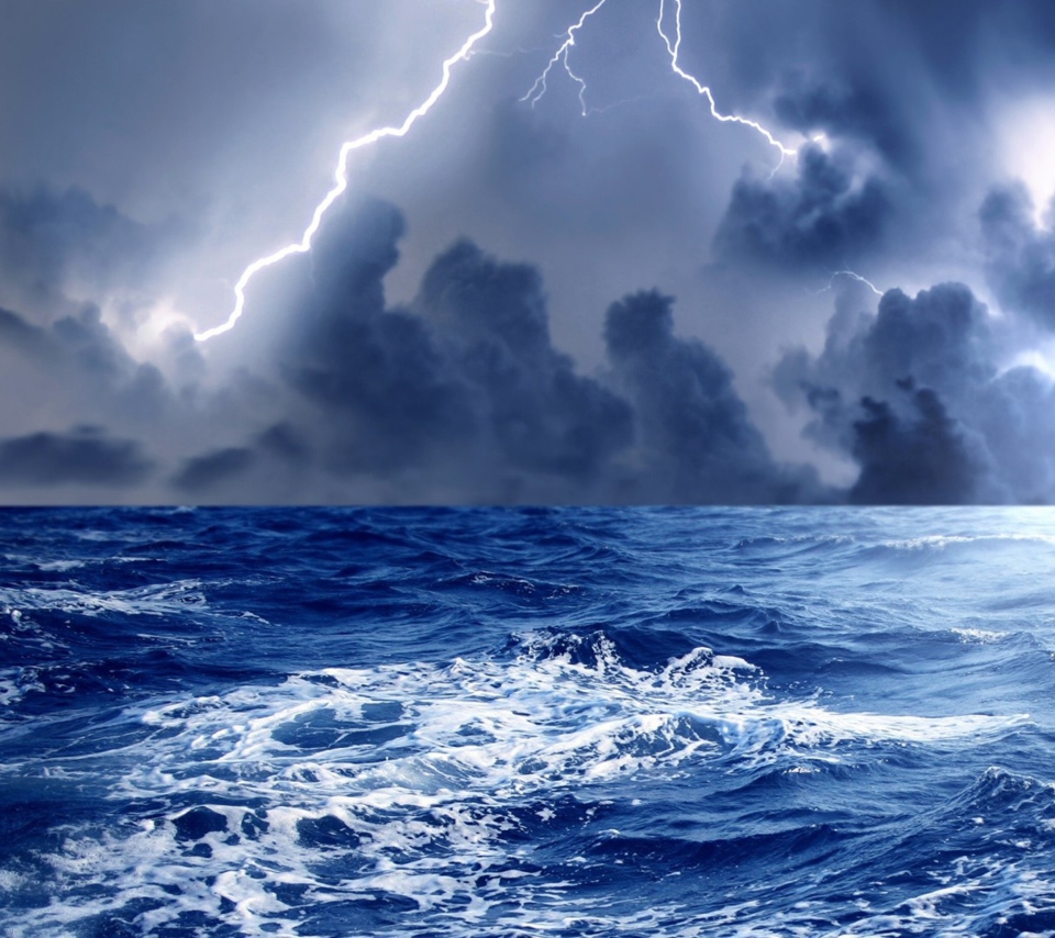 Screenshot №1 pro téma Storm And Blue Sea 960x854