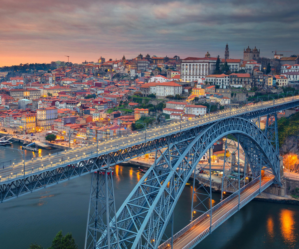 Das Dom Luis I Bridge in Porto Wallpaper 960x800