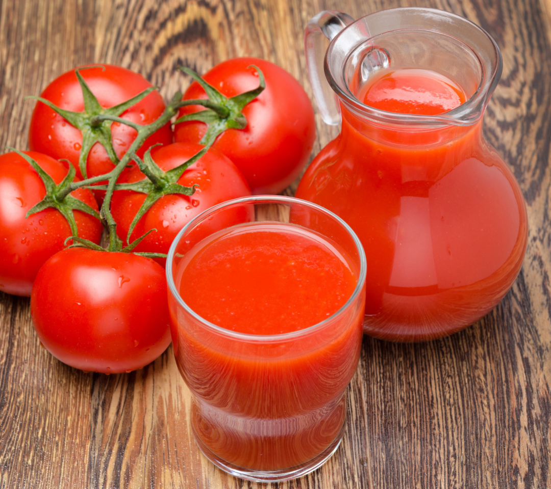 Das Fresh Tomato Juice Wallpaper 1080x960