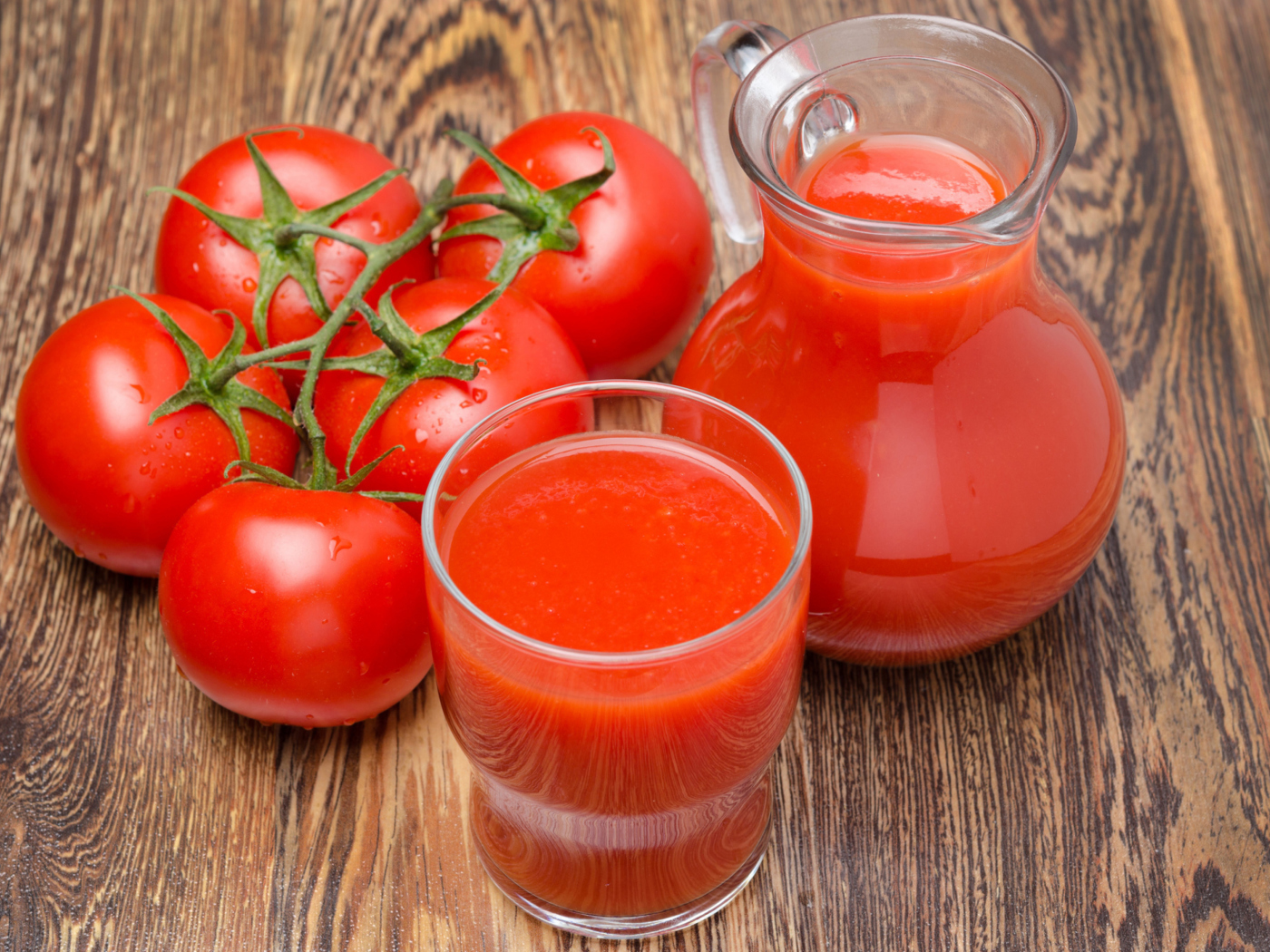 Fondo de pantalla Fresh Tomato Juice 1400x1050