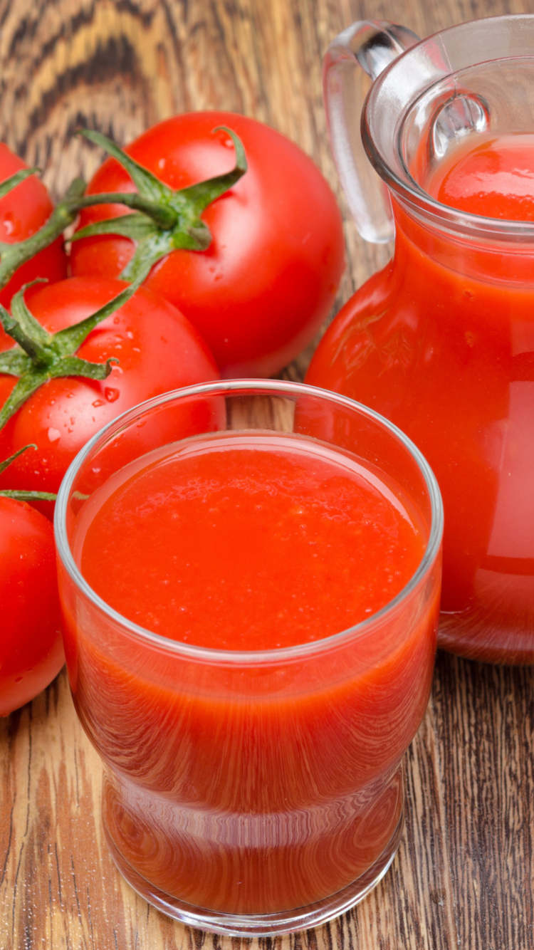 Sfondi Fresh Tomato Juice 750x1334