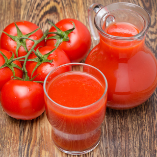 Kostenloses Fresh Tomato Juice Wallpaper für 128x128