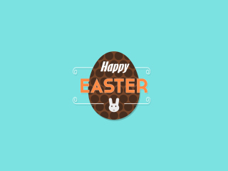 Das Happy Easter Wallpaper 320x240