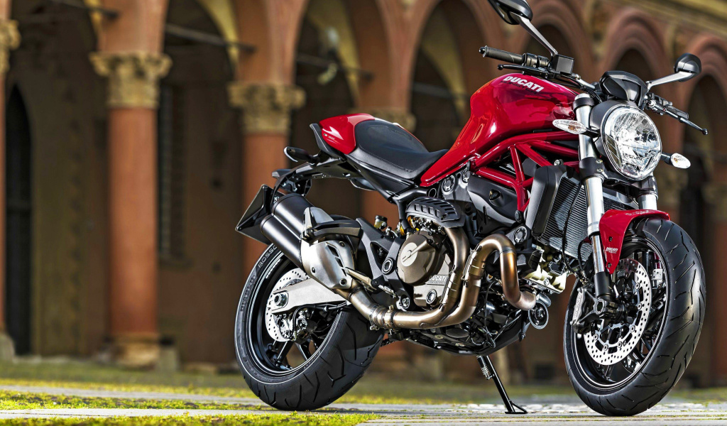 Das Ducati Monster 821 Wallpaper 1024x600