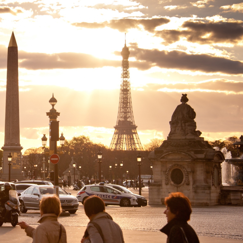 Fondo de pantalla Place De La Concorde Paris 1024x1024