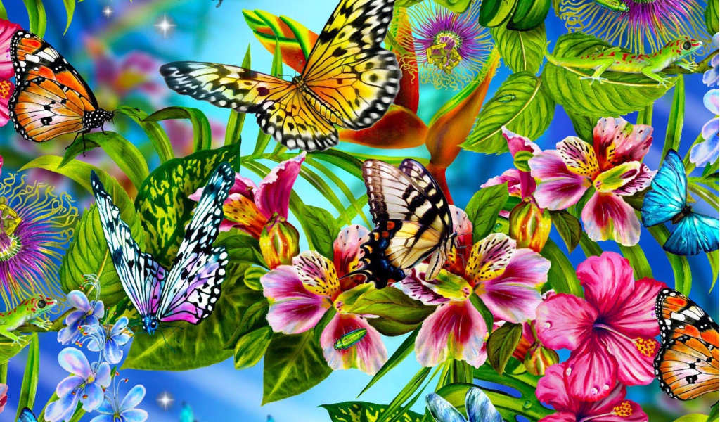 Discover Butterfly Meadow screenshot #1 1024x600