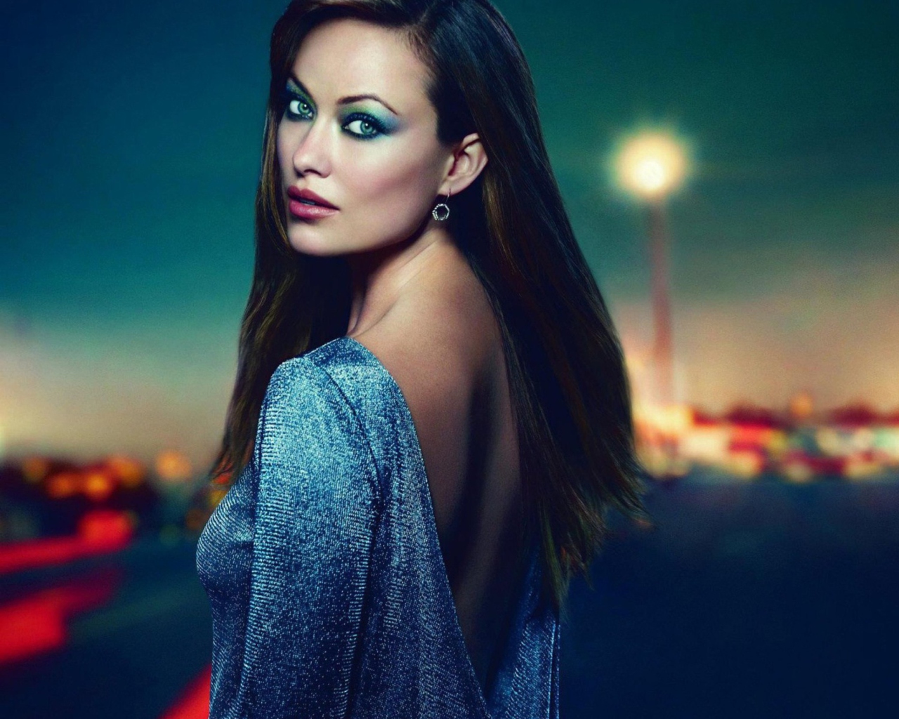 Screenshot №1 pro téma Beautiful & Elegant Olivia Wilde 1280x1024