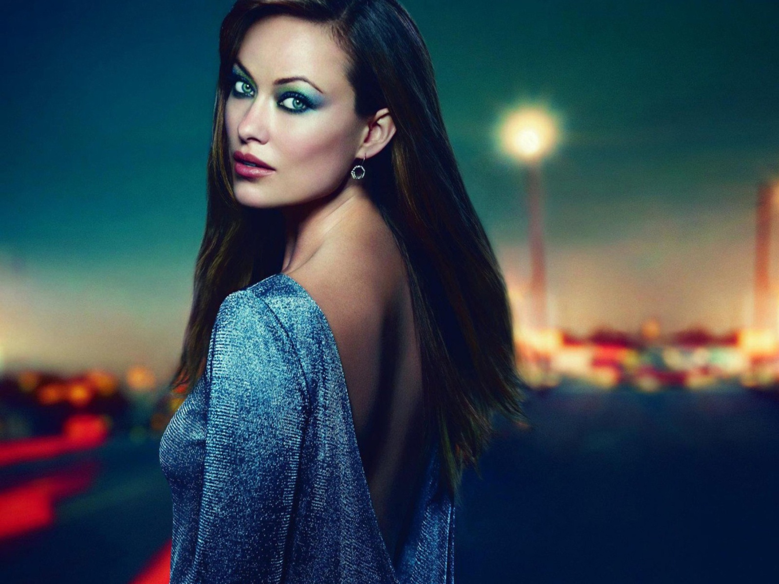 Screenshot №1 pro téma Beautiful & Elegant Olivia Wilde 1600x1200