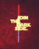 Обои Join The Dark Side 128x160