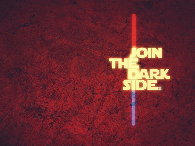 Обои Join The Dark Side 640x480