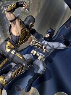 Scorpion Vs Batman wallpaper 240x320