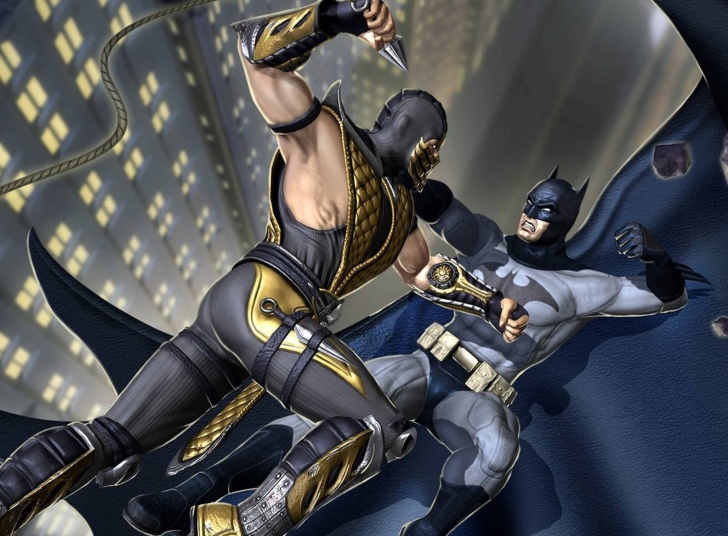 Scorpion Vs Batman wallpaper