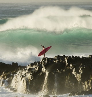 Kostenloses Extreme Surfing Wallpaper für iPad Air