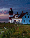 Screenshot №1 pro téma U.S. State Of Maine Lighthouse 128x160