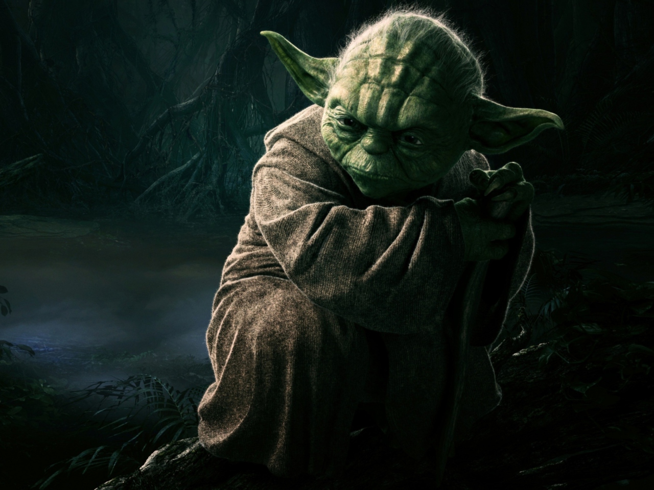 Fondo de pantalla Jedi Master Yoda 1280x960