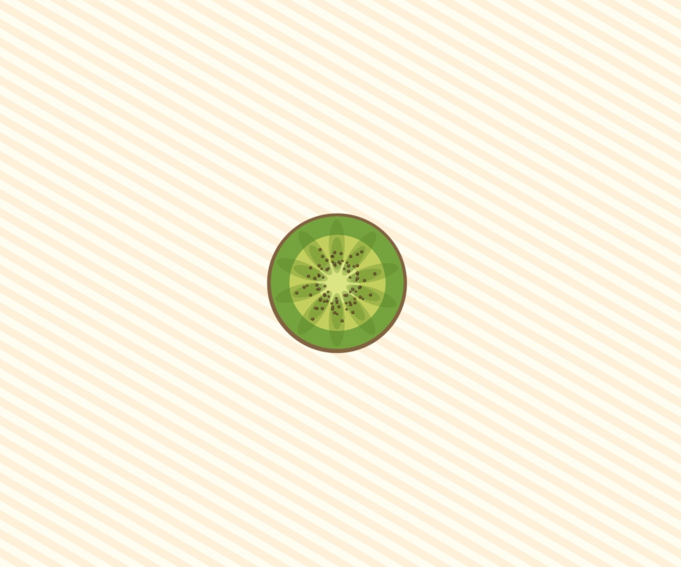 Обои Kiwi Illustration 960x800