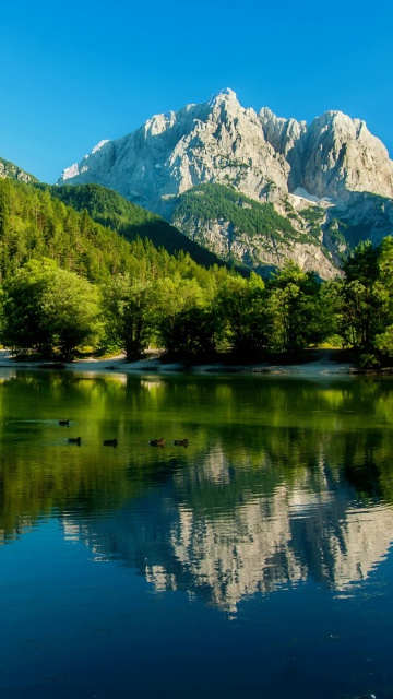 Fondo de pantalla Lake Jasna, Slovenia 360x640