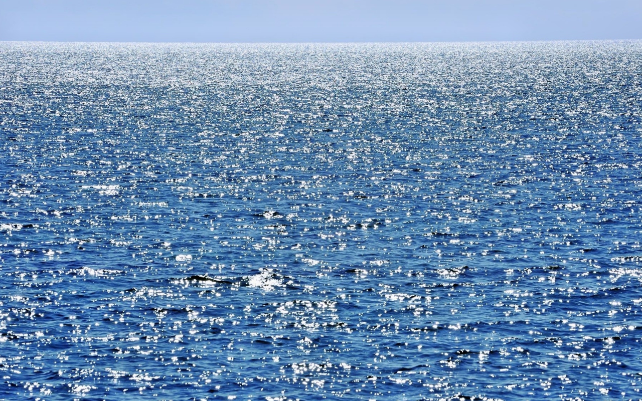 Das Calm Ocean Wallpaper 1280x800