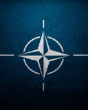 Fondo de pantalla Flag of NATO 128x160