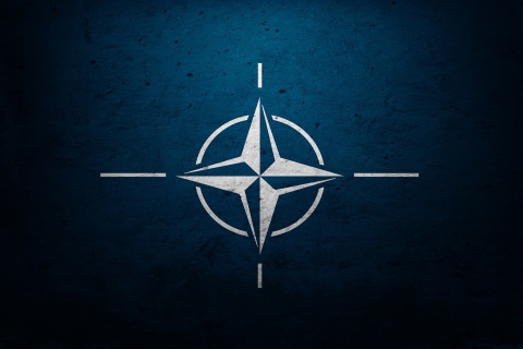 Fondo de pantalla Flag of NATO 480x320