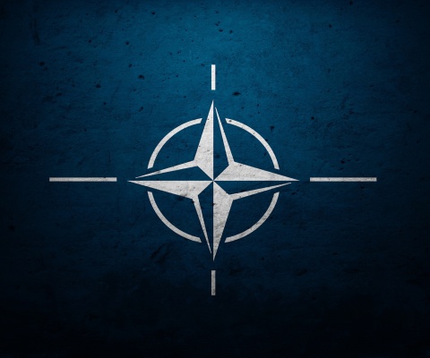 Fondo de pantalla Flag of NATO 480x400