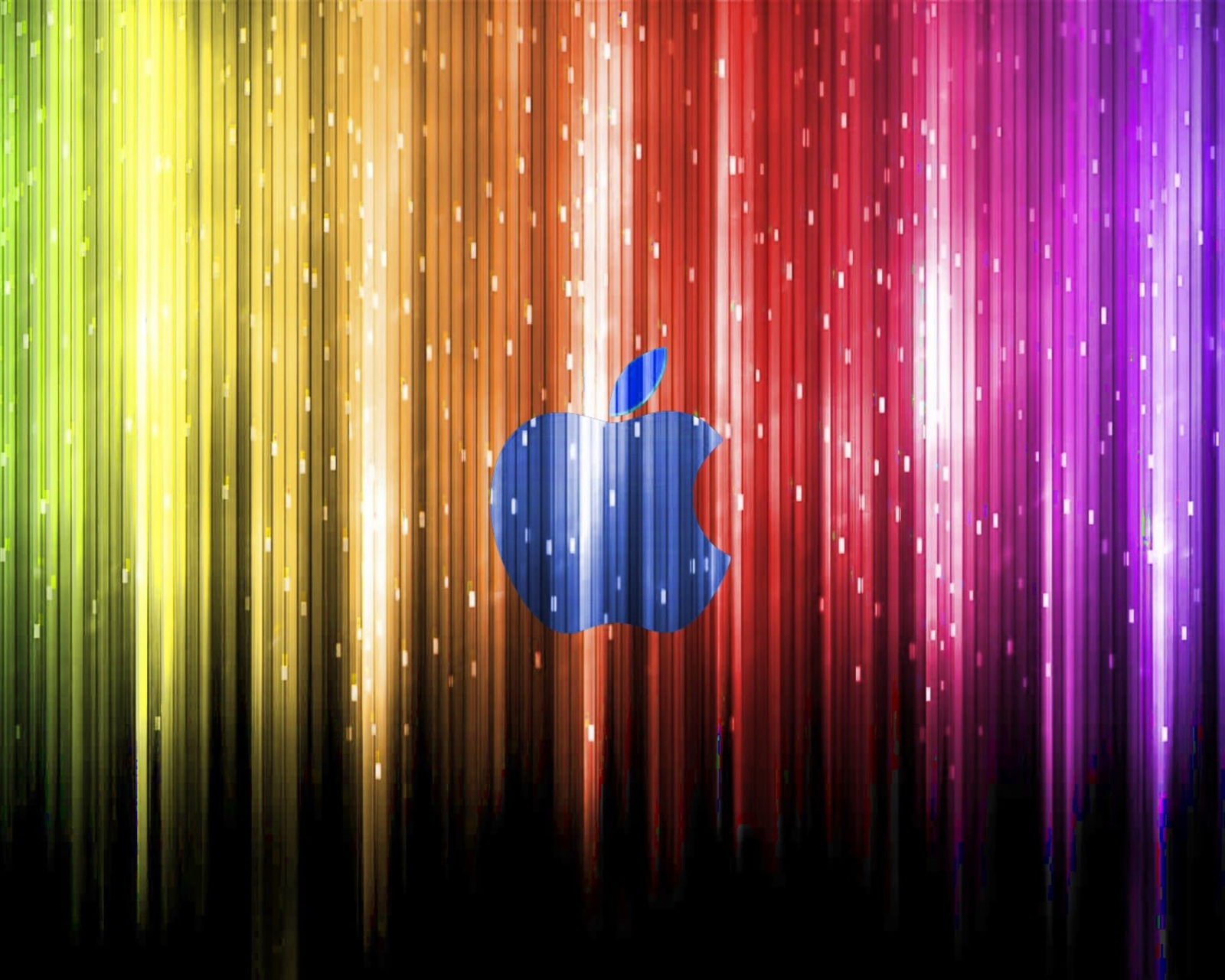 Fondo de pantalla Sparkling Apple Logo 1600x1280