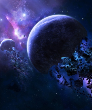 Space Asteroids - Obrázkek zdarma pro Nokia Asha 311