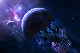 Space Asteroids - Obrázkek zdarma 