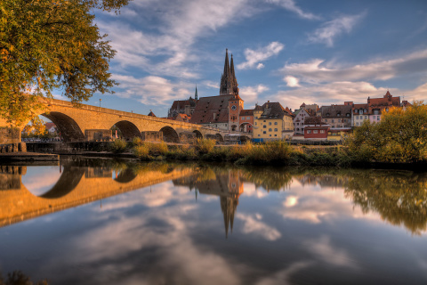 Regensburg wallpaper 480x320