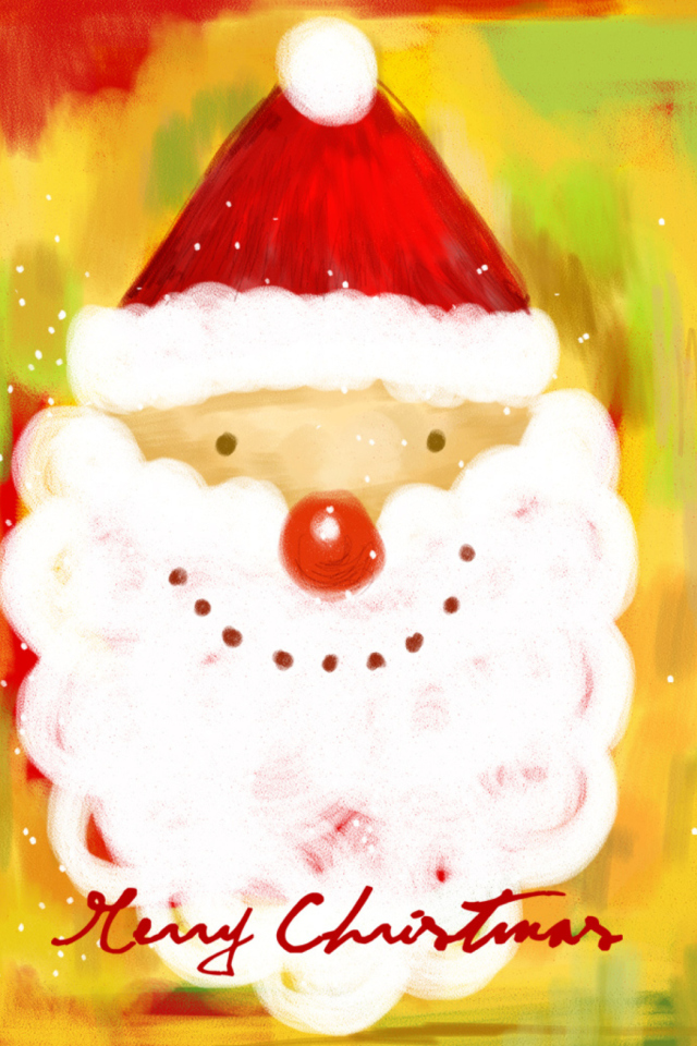 Fondo de pantalla Santa Claus 640x960