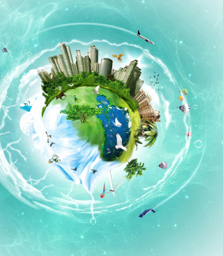 Planet Earth Fantasy - Obrázkek zdarma pro Nokia Asha 309