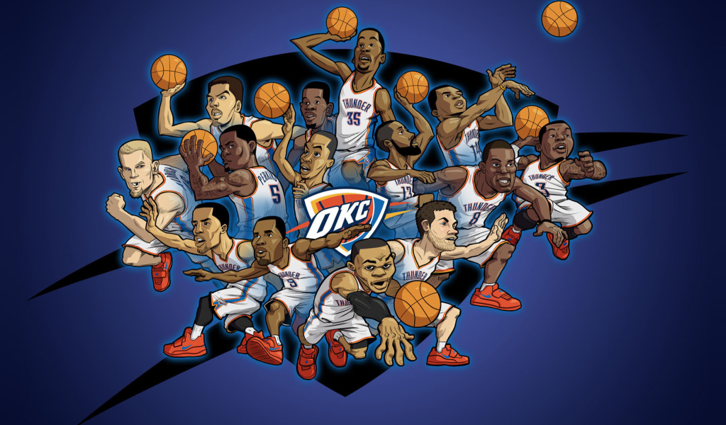 Oklahoma City Thunder Team screenshot #1 1024x600