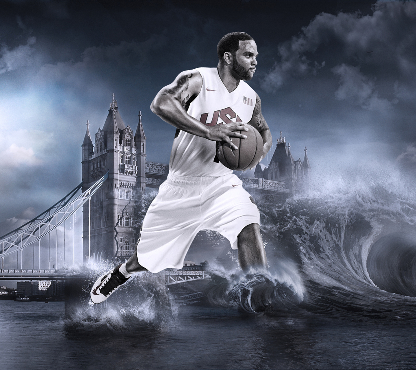 Sfondi Deron Williams, Basketball, Olympics, London 1440x1280