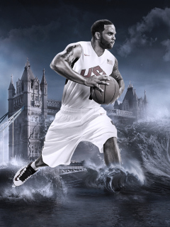 Screenshot №1 pro téma Deron Williams, Basketball, Olympics, London 240x320