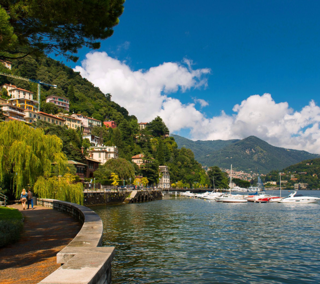 Screenshot №1 pro téma Bellagio Lake Como Promenade 1080x960