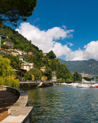 Bellagio Lake Como Promenade - Obrázkek zdarma pro Nokia Asha 305