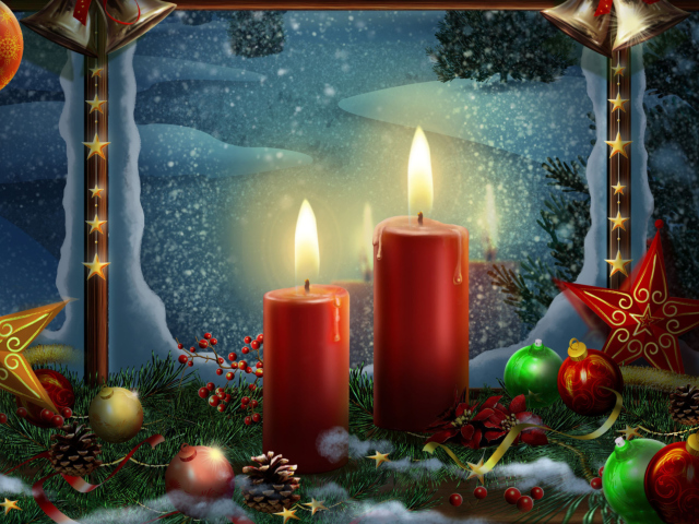 Screenshot №1 pro téma Lighted Candles 640x480