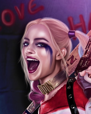 Suicide Squad, Harley Quinn, Margot Robbie sfondi gratuiti per Nokia Asha 311