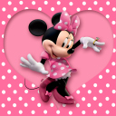 Sfondi Minnie Mouse Polka Dot 128x128