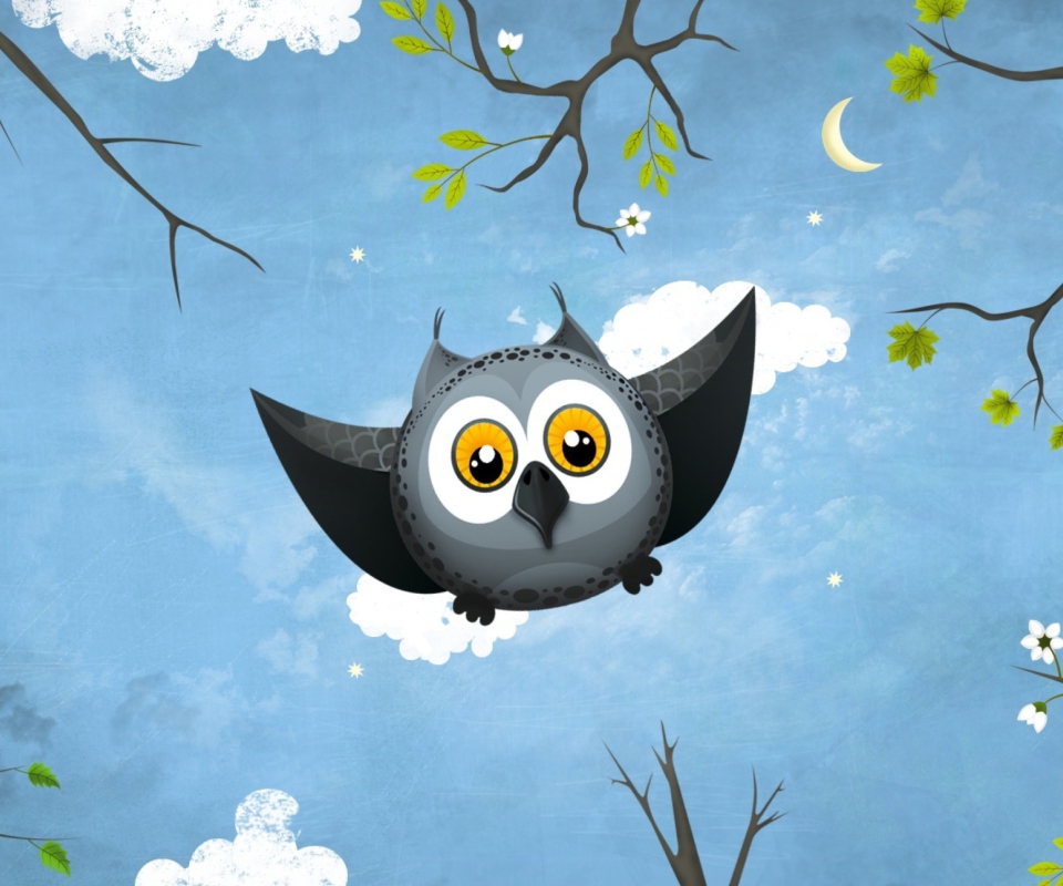 Screenshot №1 pro téma Cute Owl Art 960x800