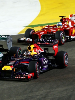 Singapore Grand Prix - Formula 1 screenshot #1 240x320