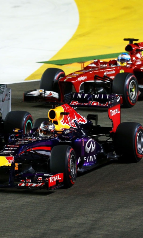 Singapore Grand Prix - Formula 1 screenshot #1 480x800