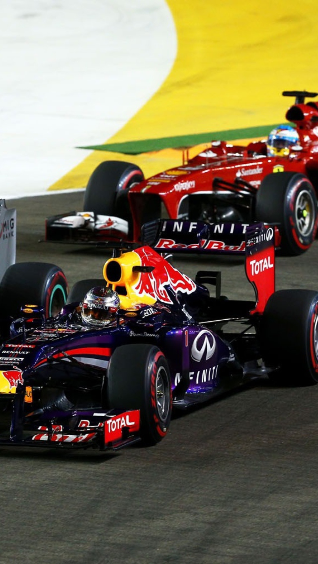 Das Singapore Grand Prix - Formula 1 Wallpaper 640x1136